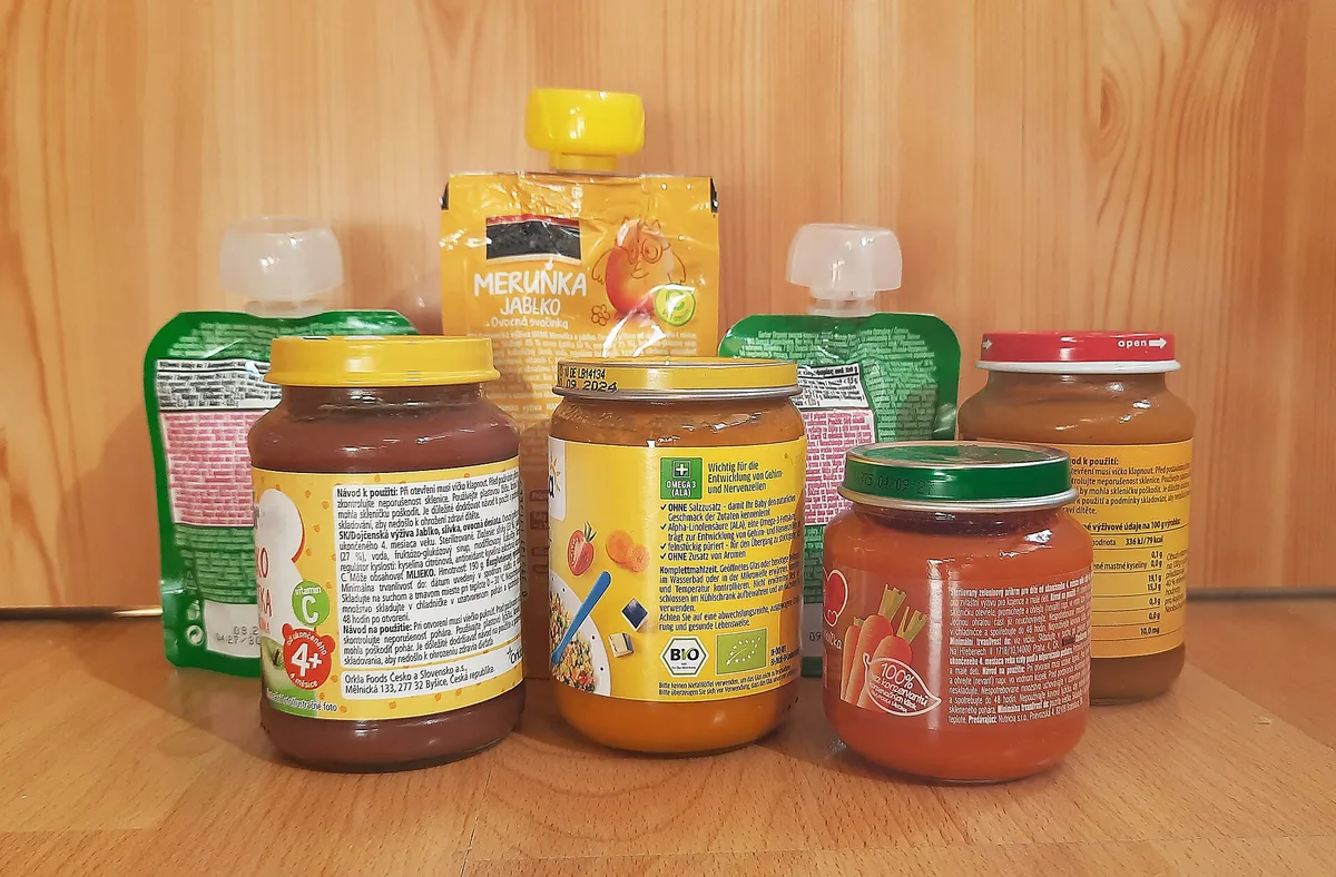 Fruit and vegetable baby food puree
